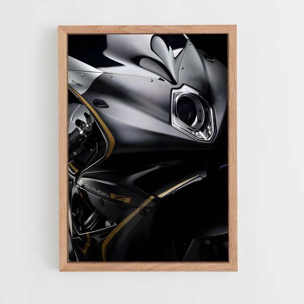 Poster Musclée Élégance – affiche MV Agusta (vue 4)